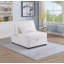 Canapé convertible avec lit escamotable et revêtement en sherpa, pour la vie moderne et les chambres d'amis-1061543054
