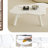 Modern White Coffee Table With Deck And Solid Wood Legs Style Rounded Edges Support-469534856