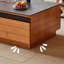 Table basse simple en bois massif de style bûche-103105010