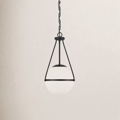 Romo 1-Light Pendant in Matte Black