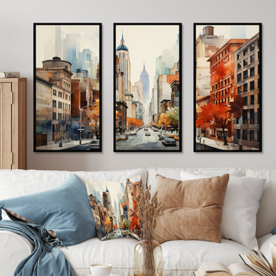 «Autumn New York City Breeze 2», art mural de la ville de New York