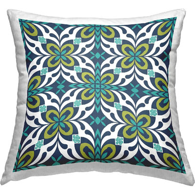 Floral Reversible Throw Pillow