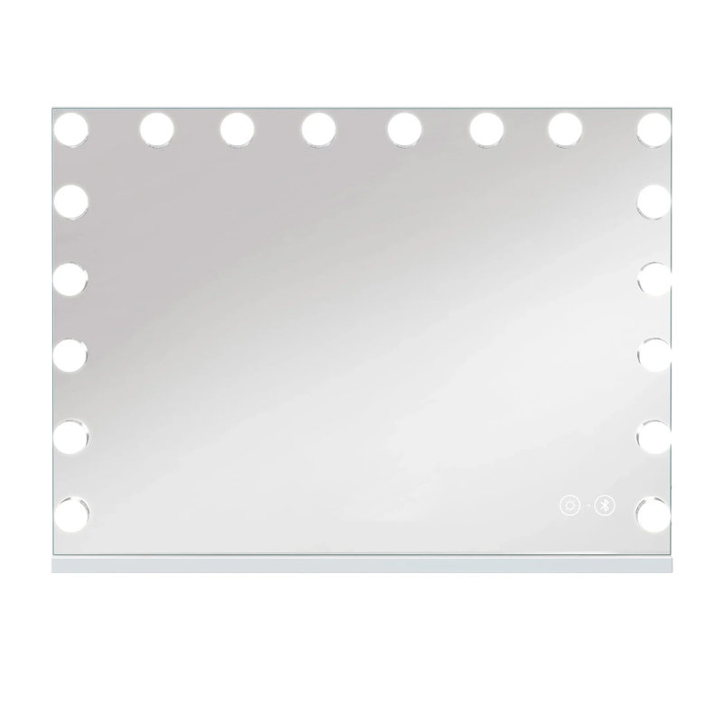 Miroir de salle de bain avec lumières
