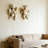 Gold Cherub Wall Sculpture Set of 2 – 3D Resin Angel Wall Decor for Living Room Italian Wall Art-1626919247