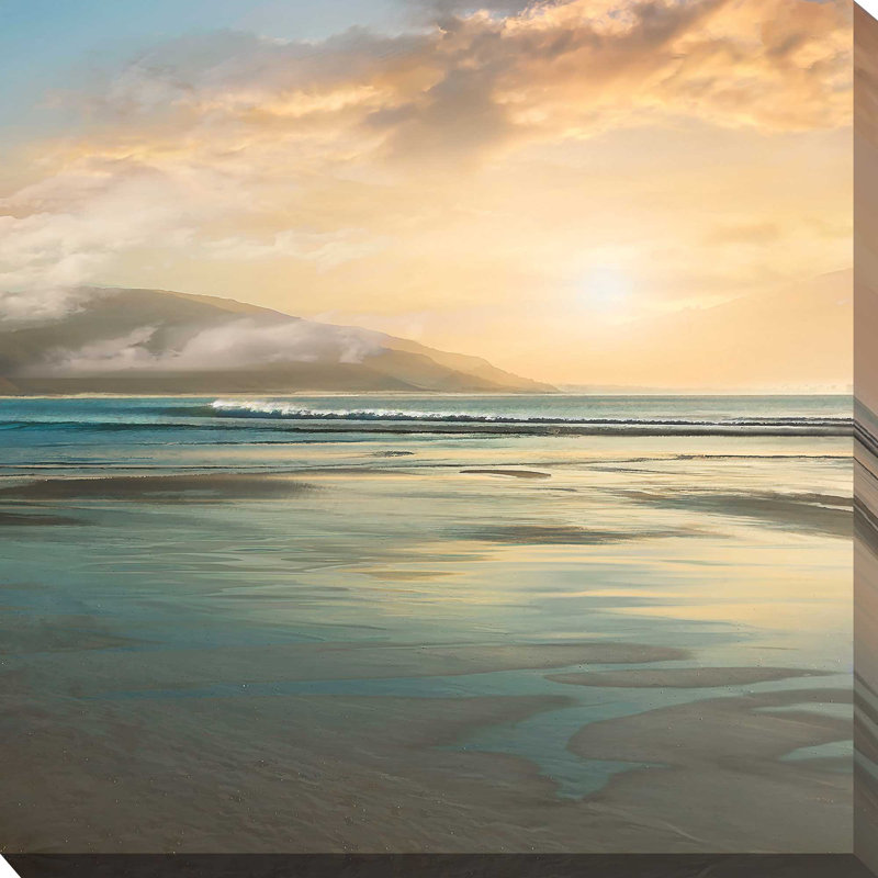 «Island Mist», reproduction, H 24 po x l 40 po x P 1,5 po, Toile tendue