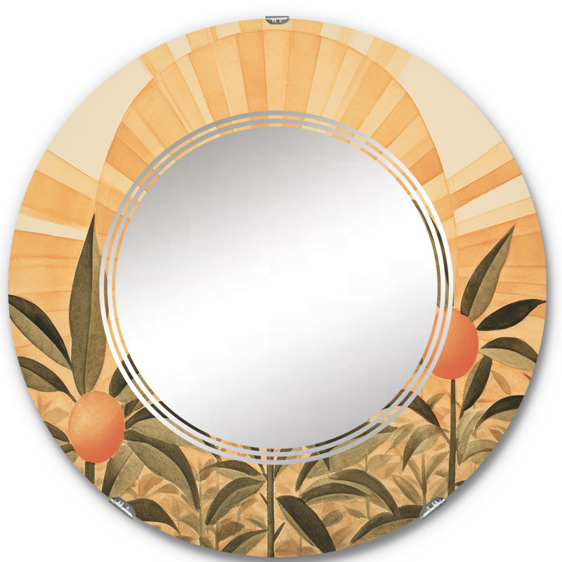 Miroir mural rond Lonato, 24 po x 24 po