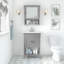  Ensemble de meuble-lavabo simple 24 "avec miroir