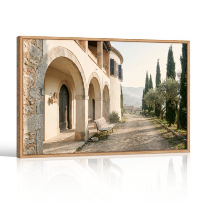 Ensemble de 1 tableau sur toile « Villa rustique »