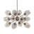 Altura 12 - Light Glass Dimmable Sputnik Sphere Chandelier