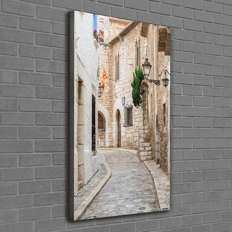 Streets In Spain - Wrapped Canvas Print