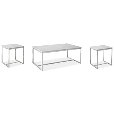 Parkdale Rectangular Cocktail Table With 2 Rectangular End Table