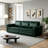 Chesterfield King Pull Out Sofa Bed, 3-In-1 Faux Leather Convertible Sleeper With Nailhead Trim & Rolled Arm, Multi-Functional And Stylish-65324290