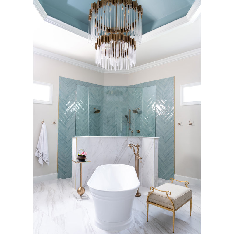 Matrix 14-Light 2-Tier Chandelier - Havana Gold, Havana Gold