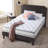 Green Tea Cooling Swirl Memory Foam Hybrid Mattress-20508640-111732876