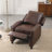 31.1''Wide Classic And Comfortable Faux Leather Push Back Recliner With Nailhead Trim (Set Of 3)-1707557912