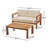 Francesco Outdoor 2 Piece Sofa Seating Group with Cushions