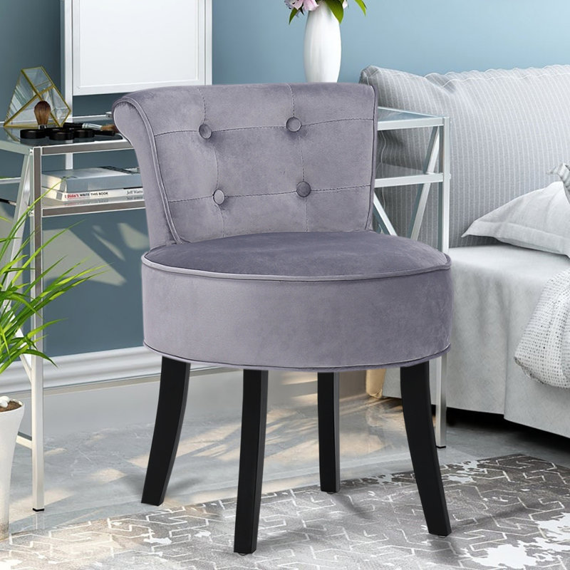 Manufactured Wood Accent Stool, Grey