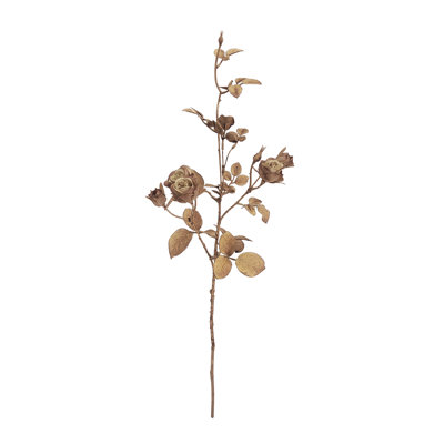 Sullivan's Set of 3 Rose Spray, Pink Faux Floral Stem , 27 Inch