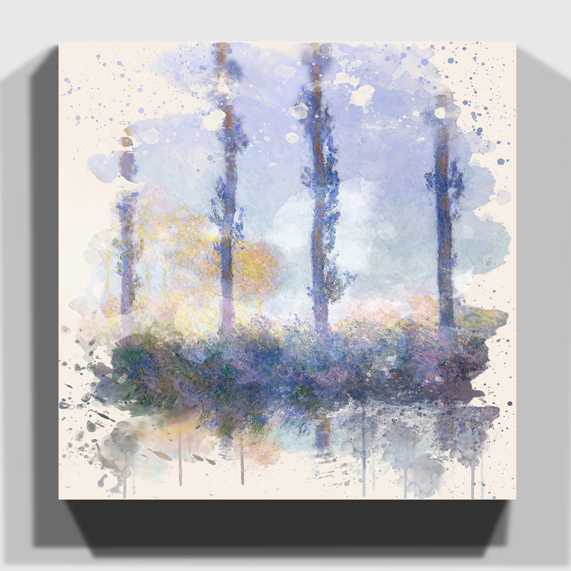 Claude Monet - Wrapped Canvas Print, 35cm H x 35cm W