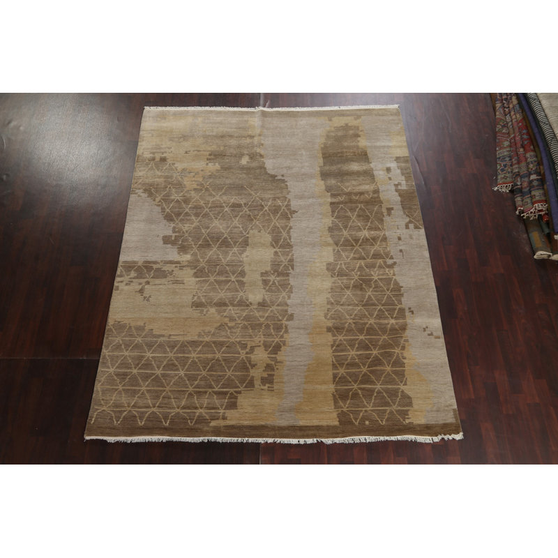 Tapis oriental en laine fait à la main Kelicia 8 x 10