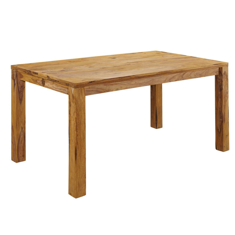 Solid Wood Dining Table, H76 x L100 x W90cm