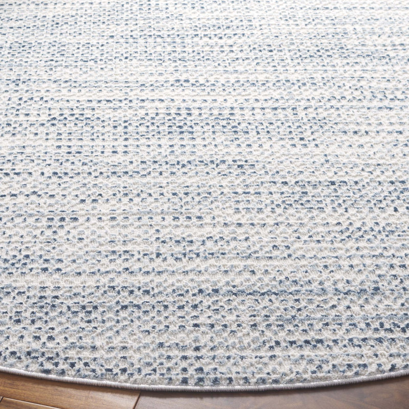 Tapis abstrait Candelario Performance, Rond 6 pi 7 po