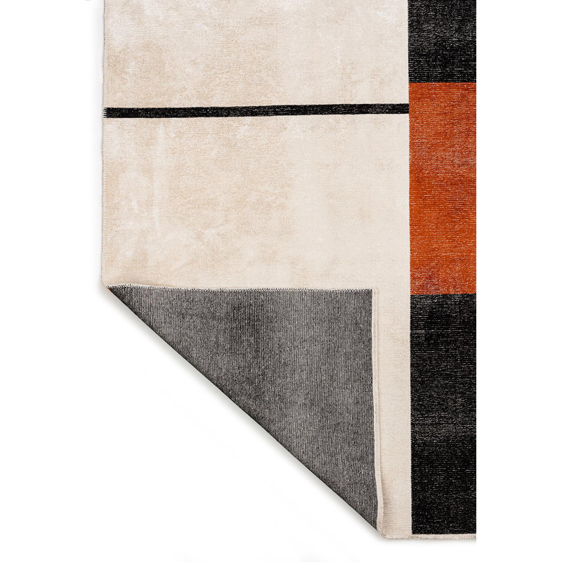 Abstract Panes Area Rug, Rectangle 7'10" x 9'10"