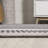 Elvin Geometric Striped Machine-Washable Ivory/Dark Gray Rug-1859512607
