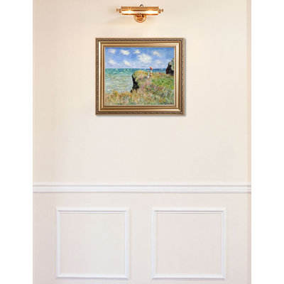 «The Cliff Walk at Pourville» par Claude Monet - reproduction d'art