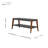 Aniston Upholstered Bench with Shelves