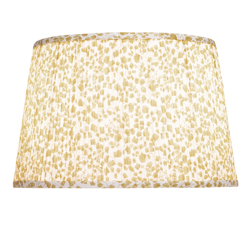 Maiden Fern Empire Lamp Shade, Yellow/Ivory