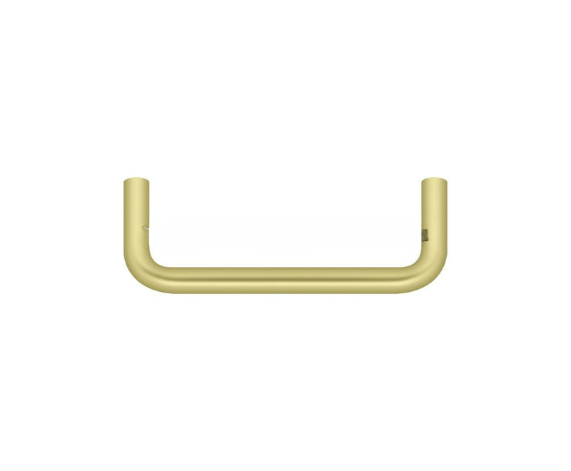 Poignée Deltana 3 1/2 po; finition laiton brillant, 3 1/2", Laiton poli