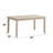 Danyea Rectangular Dining Table In Antique Bone White