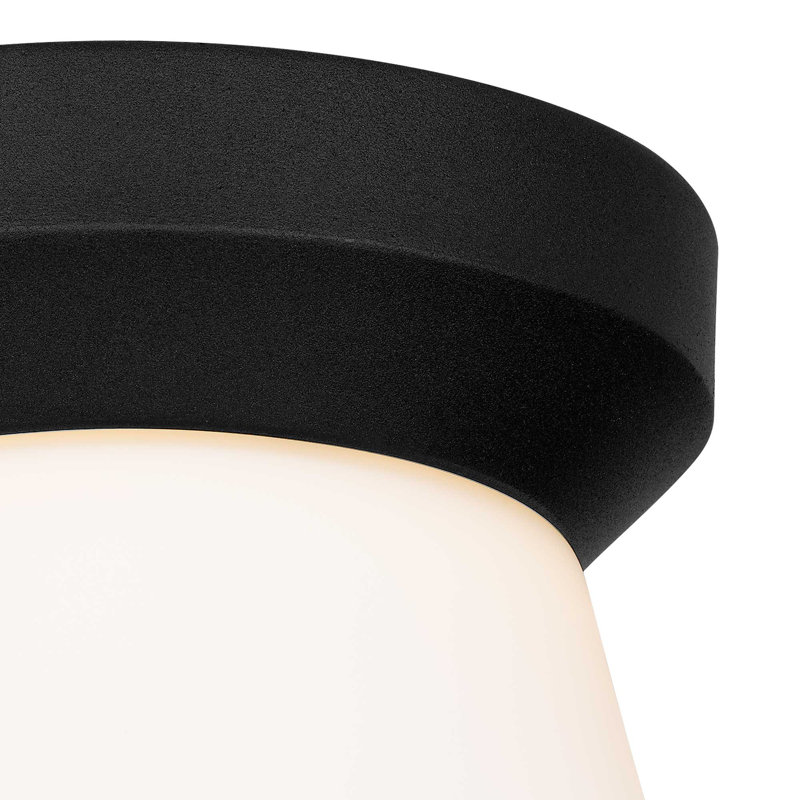Integrated LED Flush Mount, 4.5" H X 7" W X 7" D