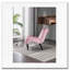 Chaise de salon en velours sans accoudoirs-1496763514
