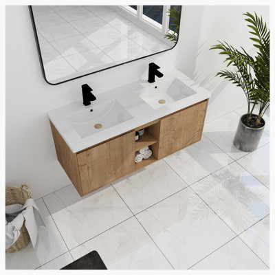 Ensemble de meuble-lavabo double 47,6 po Aubrelle