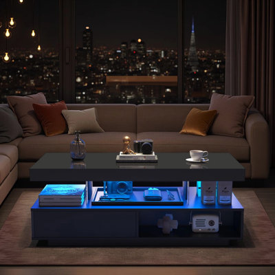Block Coffee Table with Storage