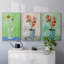 Orange pop encadrée sur toile, 3 pièces-91887503-91887504