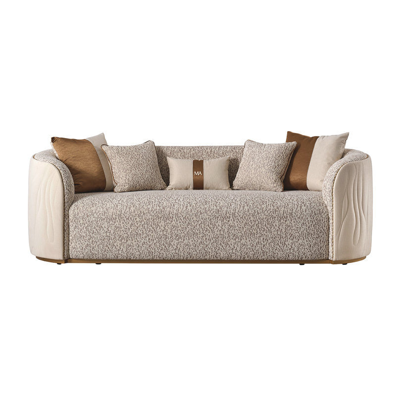 Gineverra Sofa - Biscotti/Ivory Gold