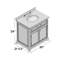 Derby 24" Single Sink Bathroom Vanity Set with Mirror-77022723-37283679