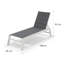 165cm Long Reclining Single Chaise-42115046