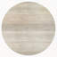 Table basse tambour en bois de manguier, fini blanchi