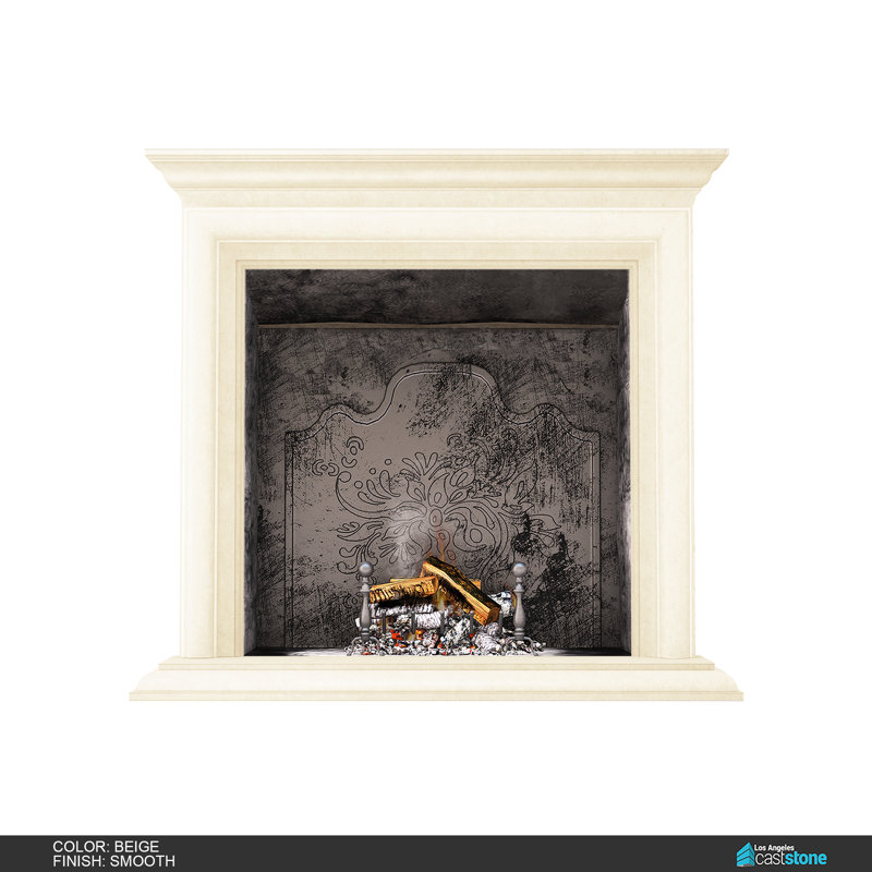 Glasgow Fireplace Mantel Surround, Beige Smooth