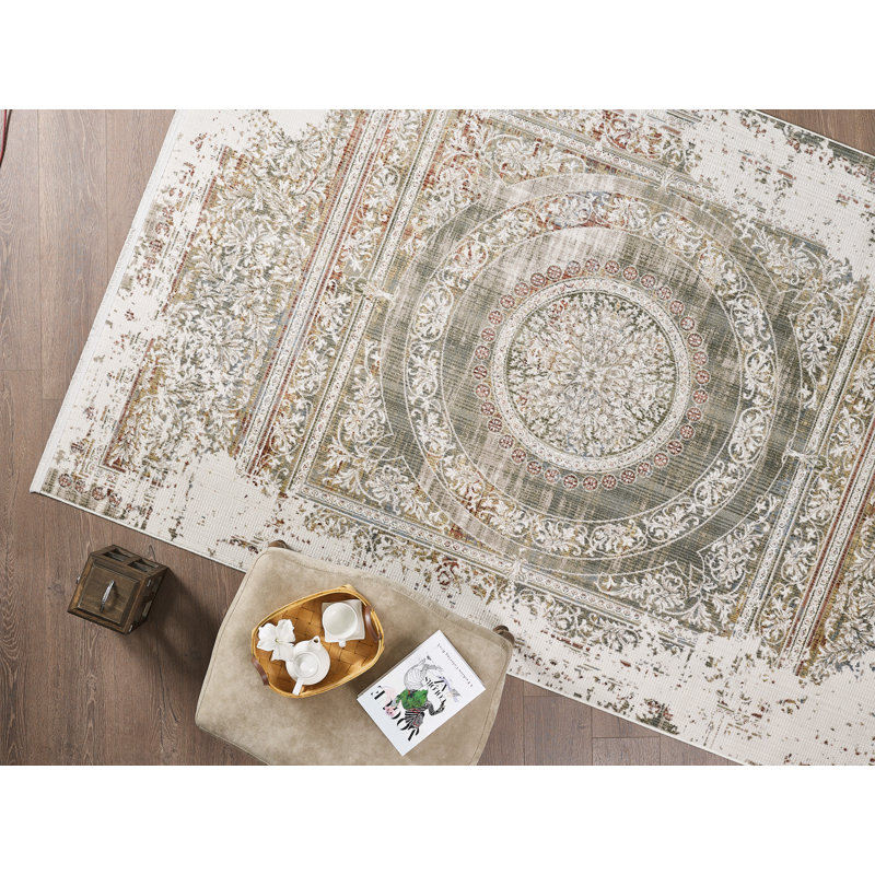 Tapis tissé à la machine Southwestern Wilton, Rectangulaire 2 pi x 3 pi