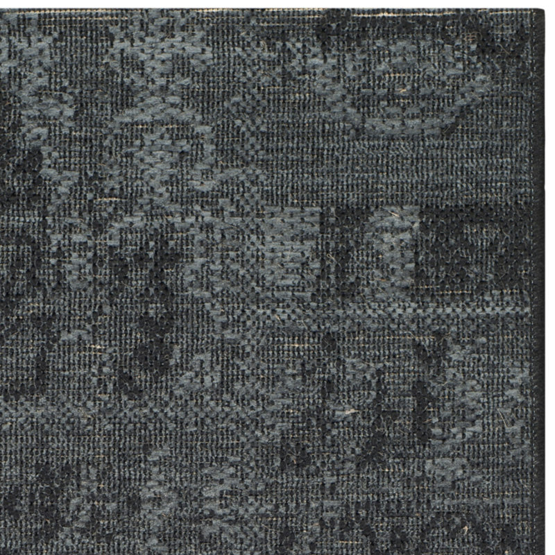 Tapis oriental gris foncé Changle Ongar, Rectangle 4 pi x 6 pi