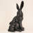 Mother Hare and Baby Garden Statue
