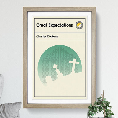 Book Cover Great Expectations Charles Dickens - Picture Frame Graphic Art