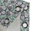 Rideau à œillets à motif floral 2 panneaux East Urban Home, 50 po, vert menthe, bleu marine-106364968