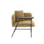 Chaise de loisir rembourrée avec tablette-1909364962