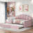 Linarez  Daybed With Shall Shaped Backrest And Trundle-1475999205